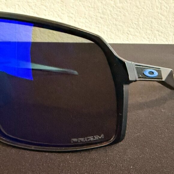 OO9406 Oakley SUTRO Matte Black Frame Prizm Polarized Reflective Blue Lenses - Picture 5 of 9